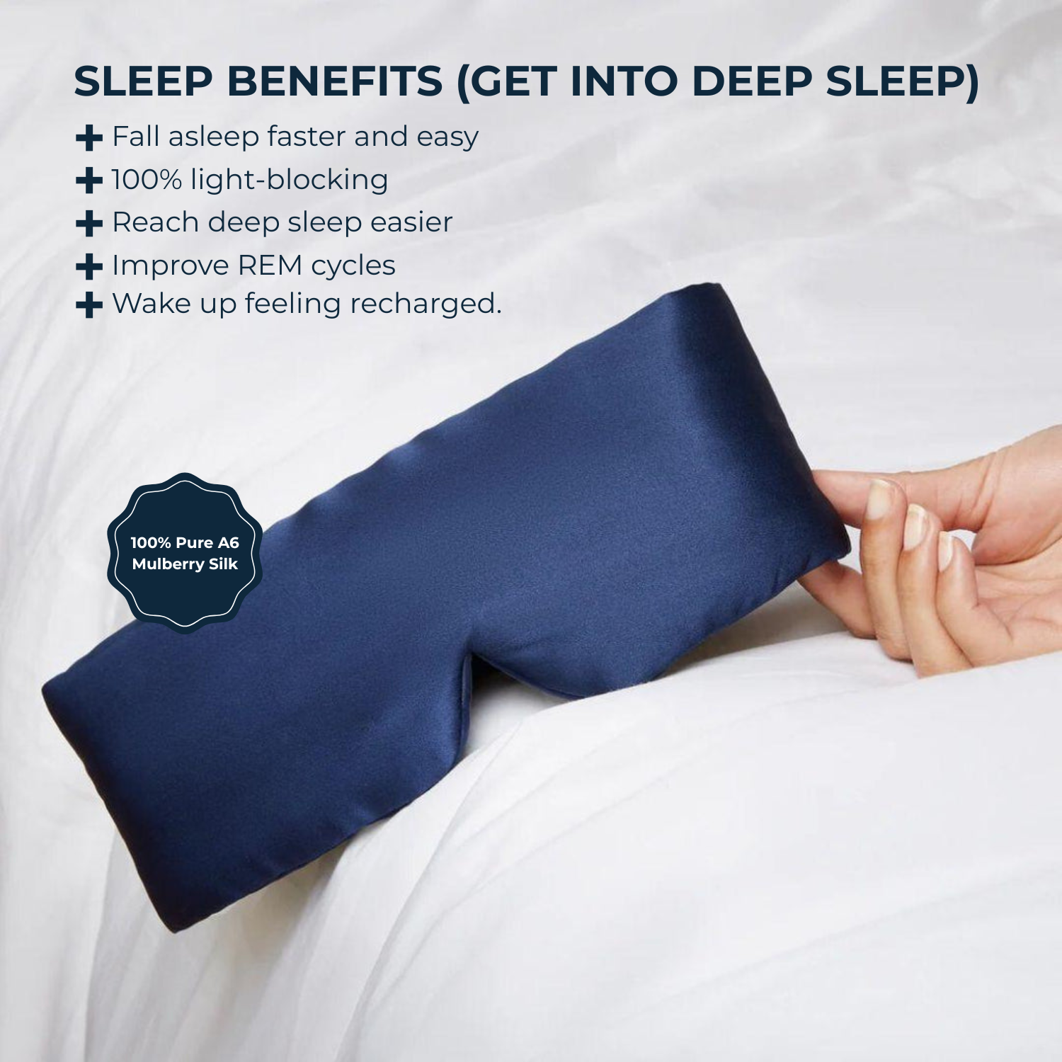 HiSlipi Deep Sleep Silk Eye Mask